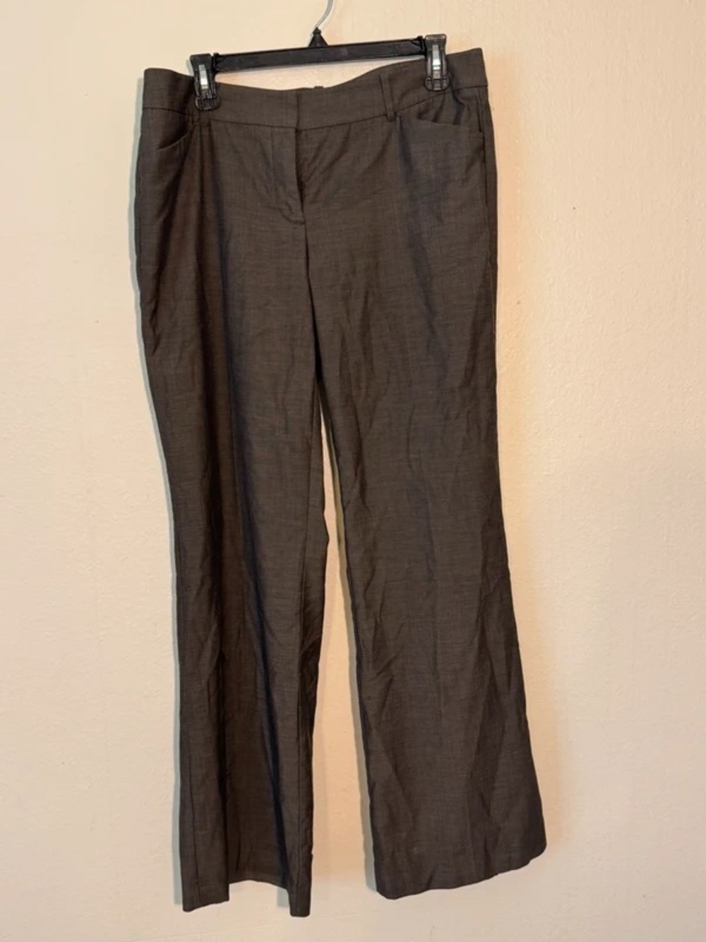 Classic Women's Trouser Pants in Dark Gray
